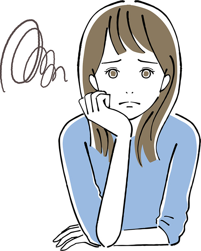 悩む女性